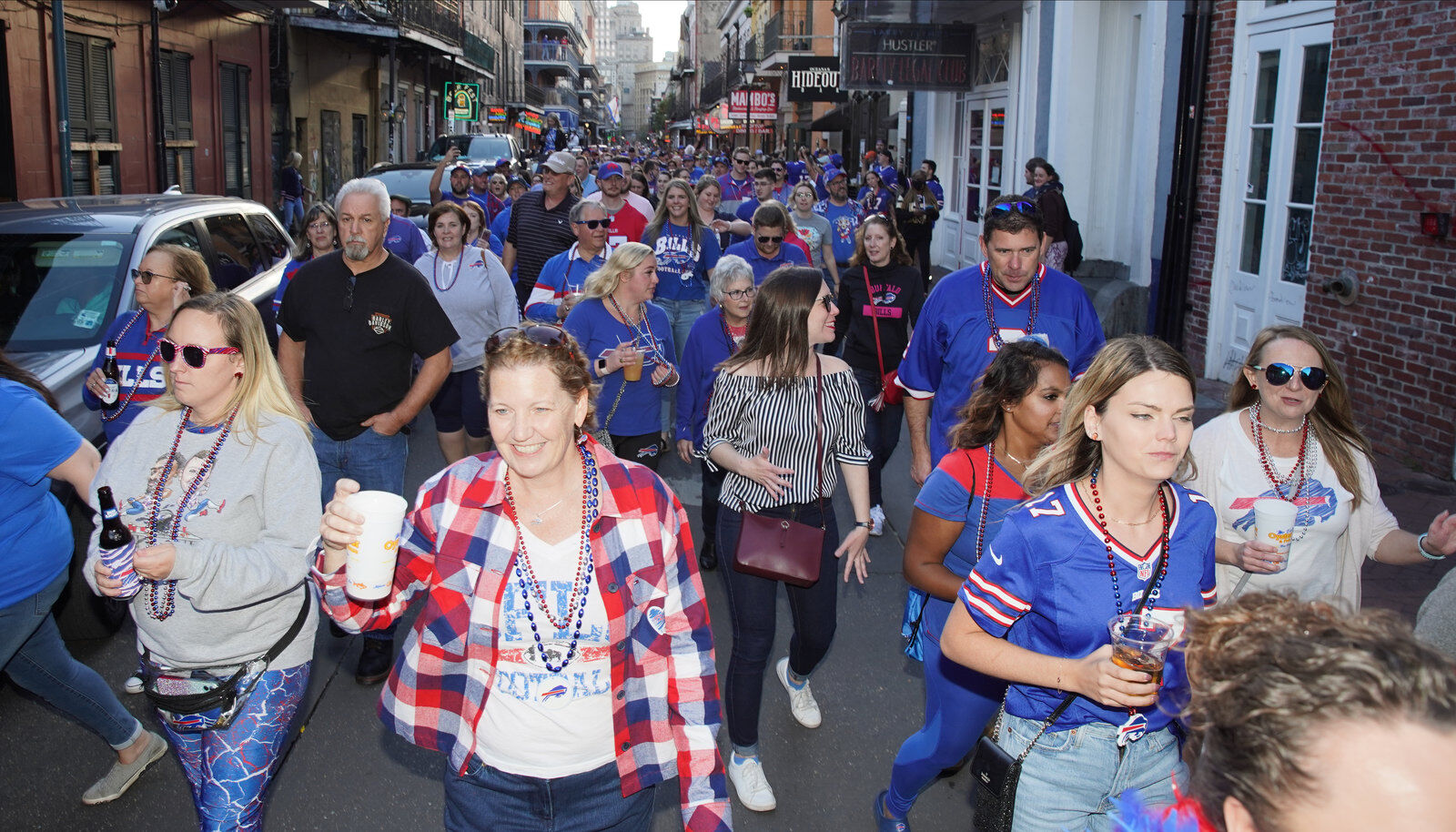 Buffalo Bills packers of NOLA Takeover Parade